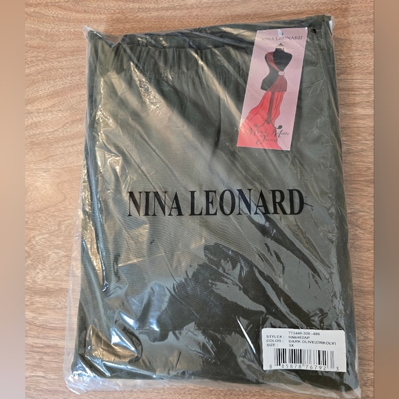 Nina Leonard Harem Pants Jogger Style Green Zipper Pockets 3X Plus - Picture 8 of 16